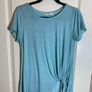 Asymmetrical Front Knot Boutique Top